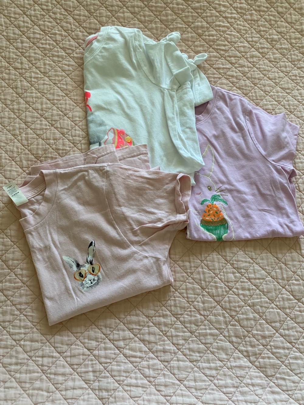 Girls bunny tee bundle